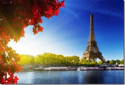 color of  autumn in Paris