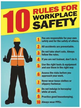 10 commandments safety
