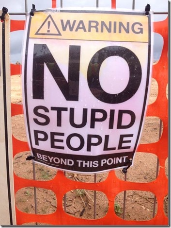 no stupid people